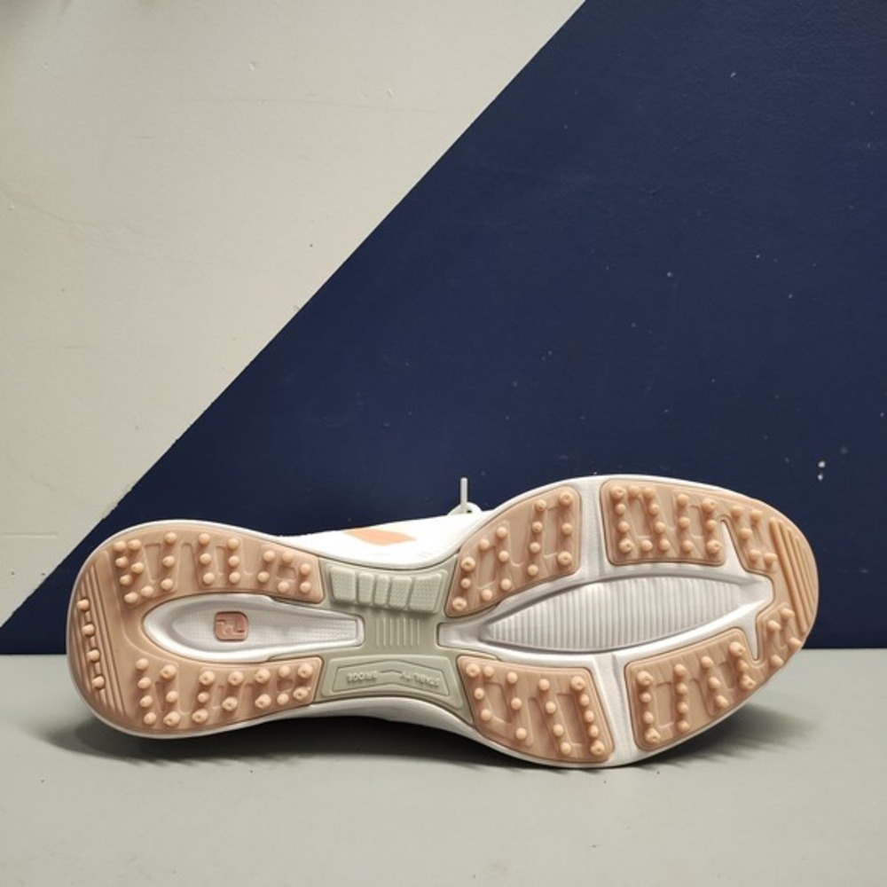 FootJoy FJ Fuel Spikeless Golf Shoes Womens US 10M White‎ Pink Lace Up 92378 EUC - Picture 6 of 13